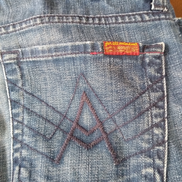 Women's 7 For All Mankind " A Pocket" Jeans - Picture 4 of 5